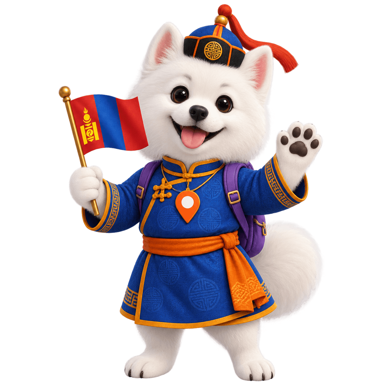 NUGUGO, the EODIGO guide character for Mongolia
