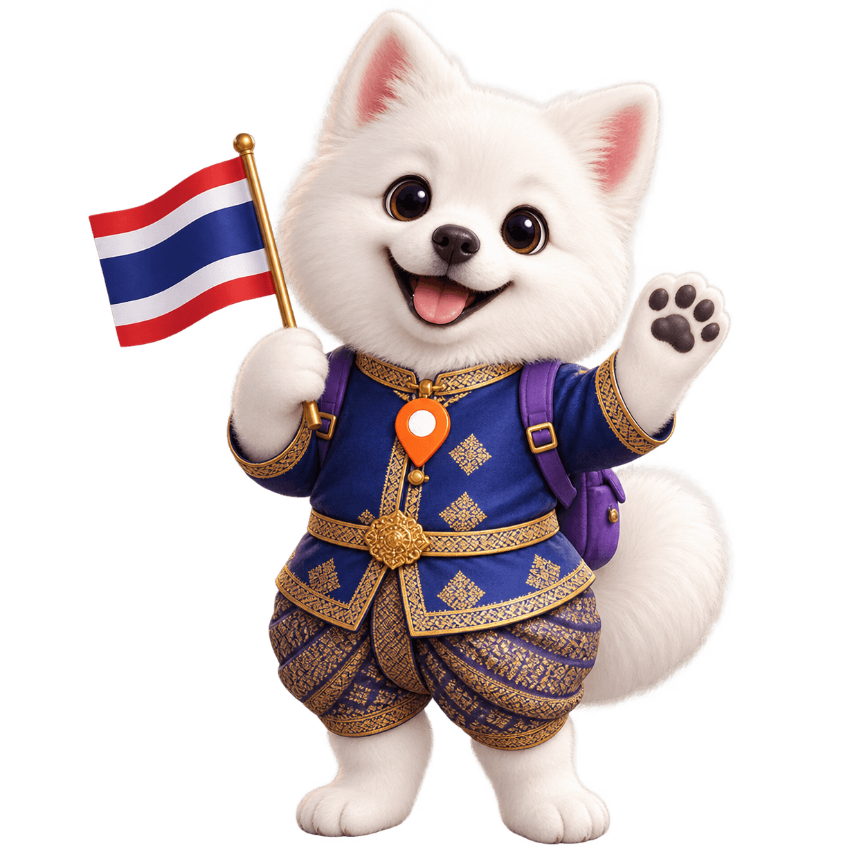 NUGUGO, the EODIGO guide character for Thailand