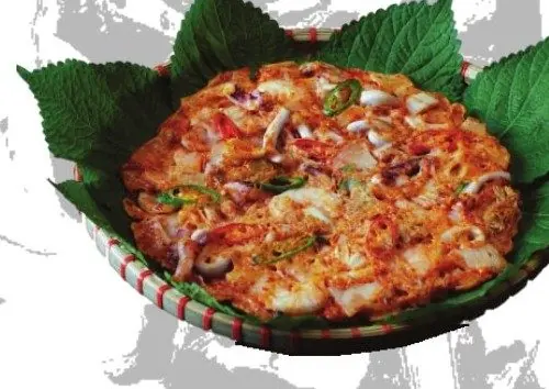 Hwa Pung Jeong – Bánh xèo kim chi hải sản