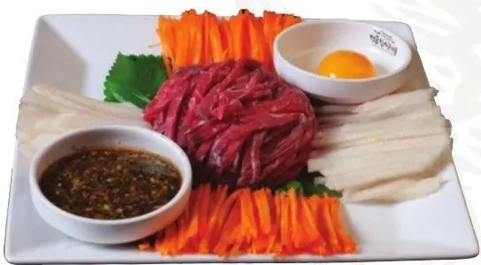 Hwa Pung Jeong – Gỏi thịt bò tươi Hàn Quốc