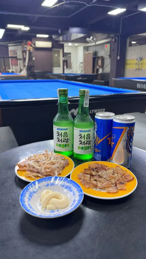 호치민 ZAKDANG Billiard Khô mực , soju